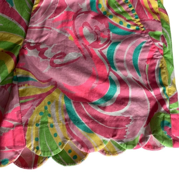 Lily Pulitzer Women’s The Buttercup Short Size 00 100%  Cotton Floral - Picture 13 of 14